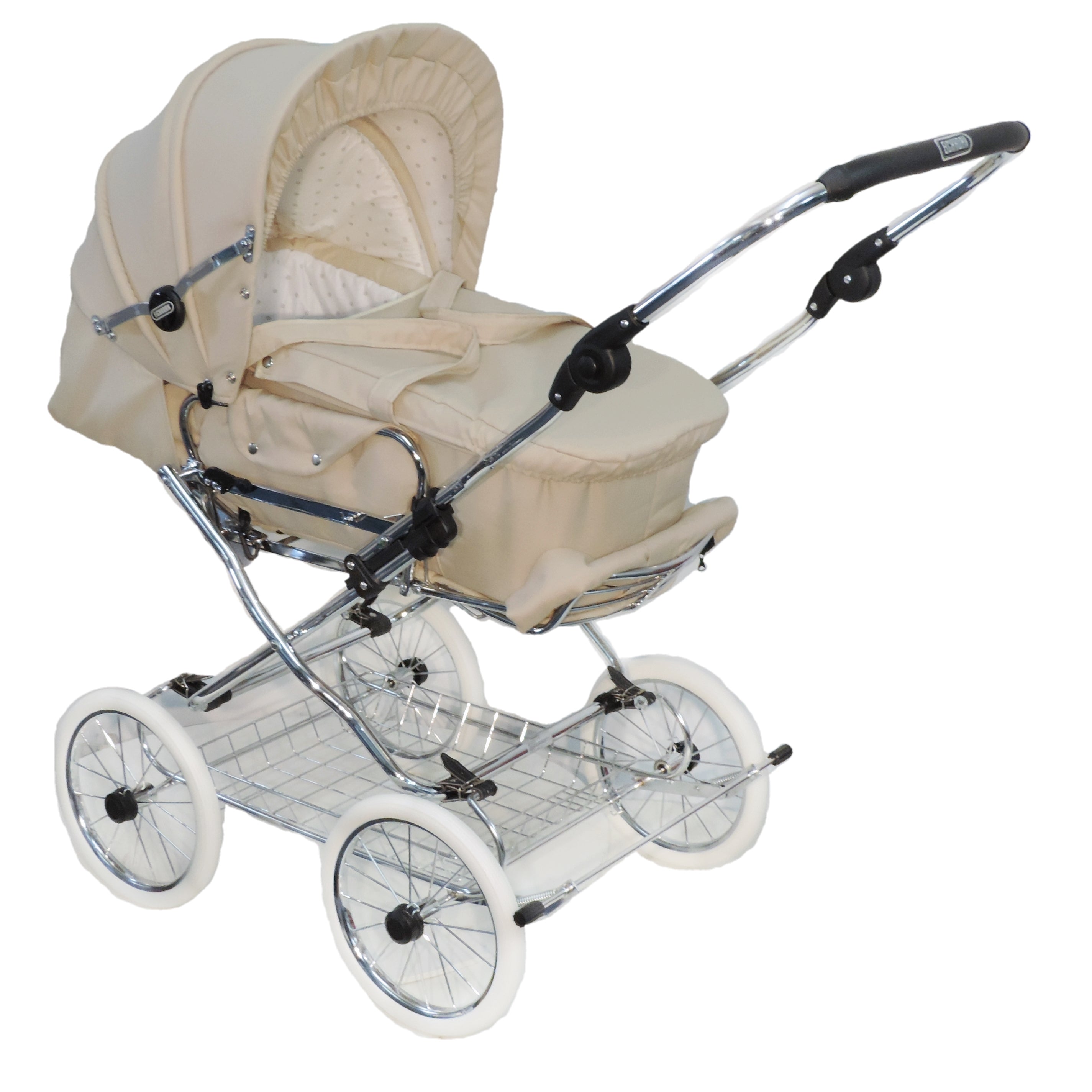 Designer Kombi 2in1 - zum Sportwagen umbaubar mit wechselbarer Blickrichtung - Stoff Beige