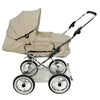 Designer Kombi 2in1 - zum Sportwagen umbaubar mit wechselbarer Blickrichtung - Stoff Beige