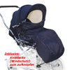 Designer Kombi 2in1 - zum Sportwagen umbaubar mit wechselbarer Blickrichtung - Stoff Marineblau