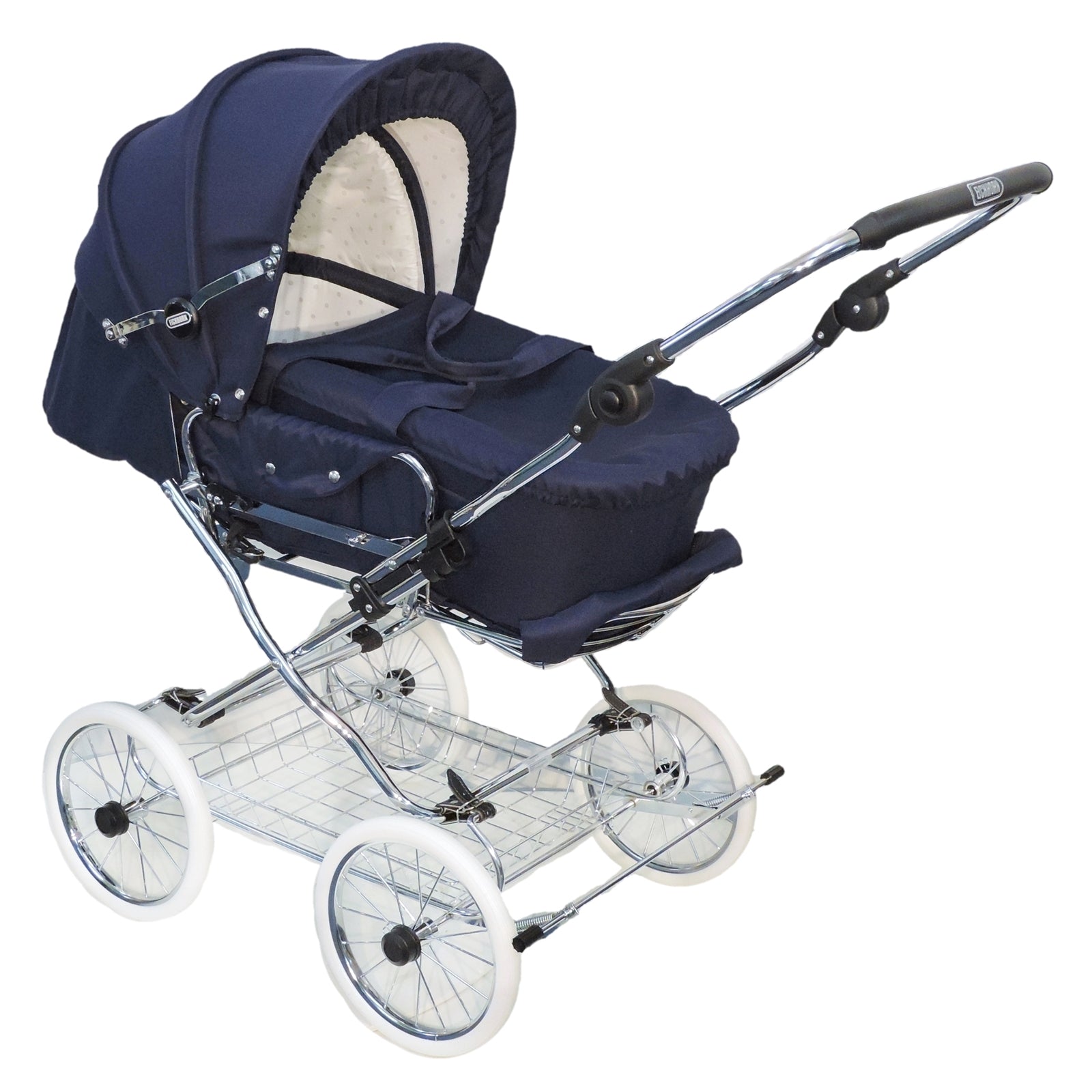 Designer Kombi 2in1 - zum Sportwagen umbaubar mit wechselbarer Blickrichtung - Stoff Marineblau