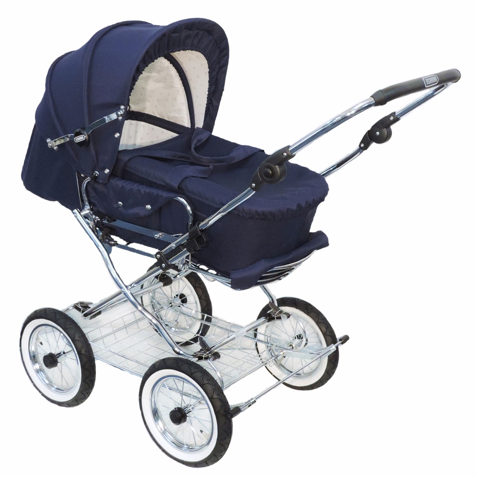 Designer Kombi 2in1 - zum Sportwagen umbaubar mit wechselbarer Blickrichtung - Stoff Marineblau