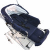 Designer Sportwagen mit wechselbarer Blickrichtung und Liegefunktion - Stoff Marineblau