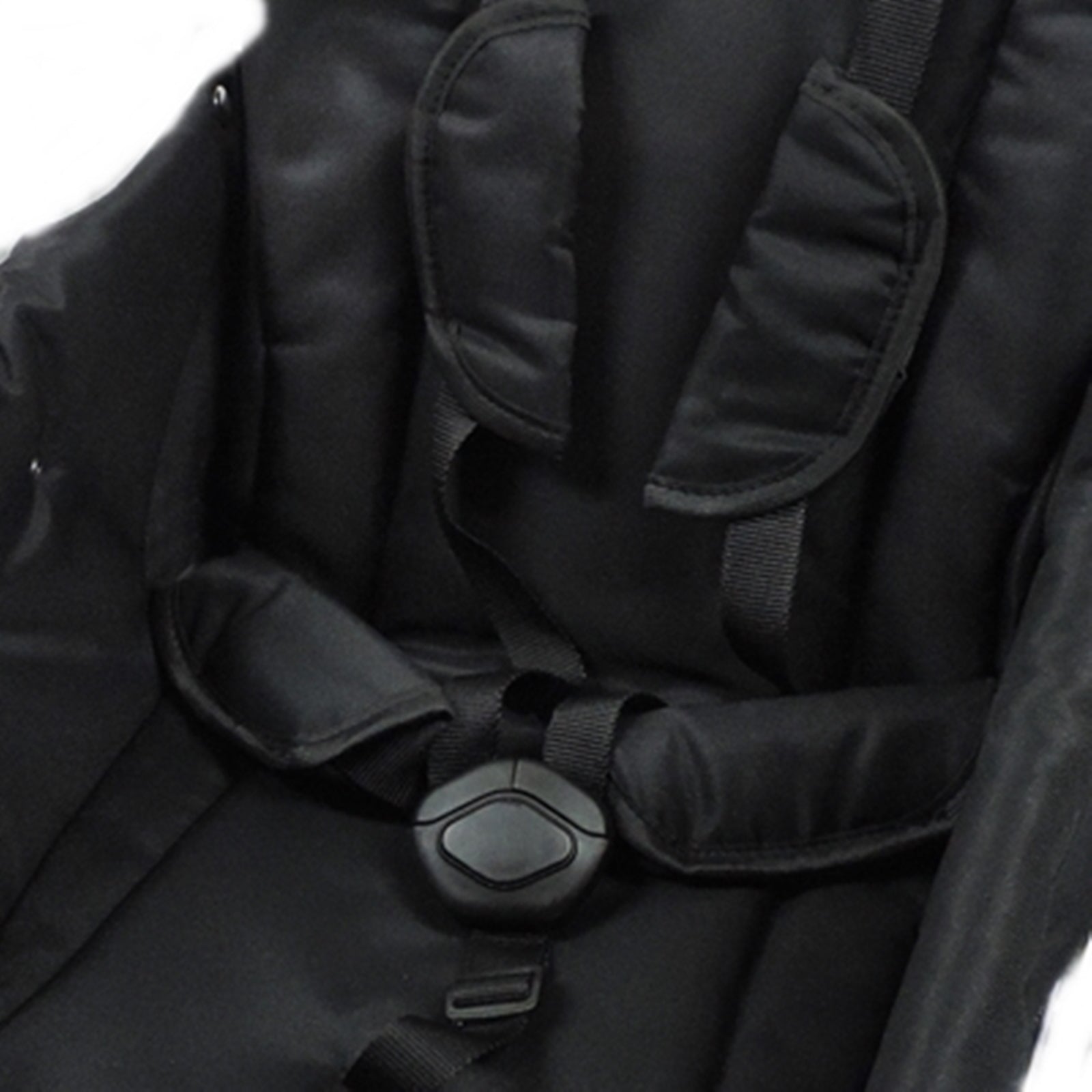 Designer Sportwagen mit wechselbarer Blickrichtung und Liegefunktion - Stoff Schwarz