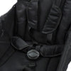 Designer Sportwagen mit wechselbarer Blickrichtung und Liegefunktion - Stoff Schwarz
