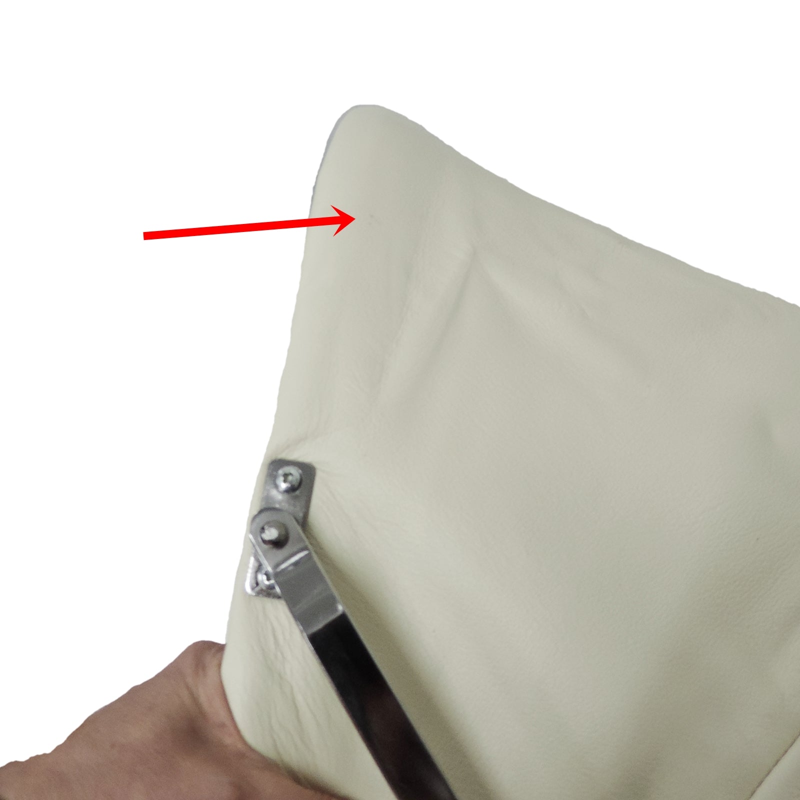 Korbkinderwagenbezug Echtleder, creme - passend für unseren Eichhorn Korbkinderwagen - inklusive Regenschutzbezug