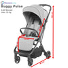 Titaniumbaby Buggy PULSE - von 0-4 Jahren (max 22 kg) - Taupe