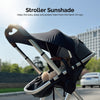 Elastisches universal Sonnensegel, Sonnenschutz UV50+ für Kinderwagen und Buggys