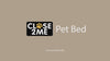Laden und spielen Sie das Video im Galerie-Viewer ab, RETOURE-RÜCKLÄUFER: Close2Me Smile - Haustier-Beistellbett für Hund und Katze bis 8 kg