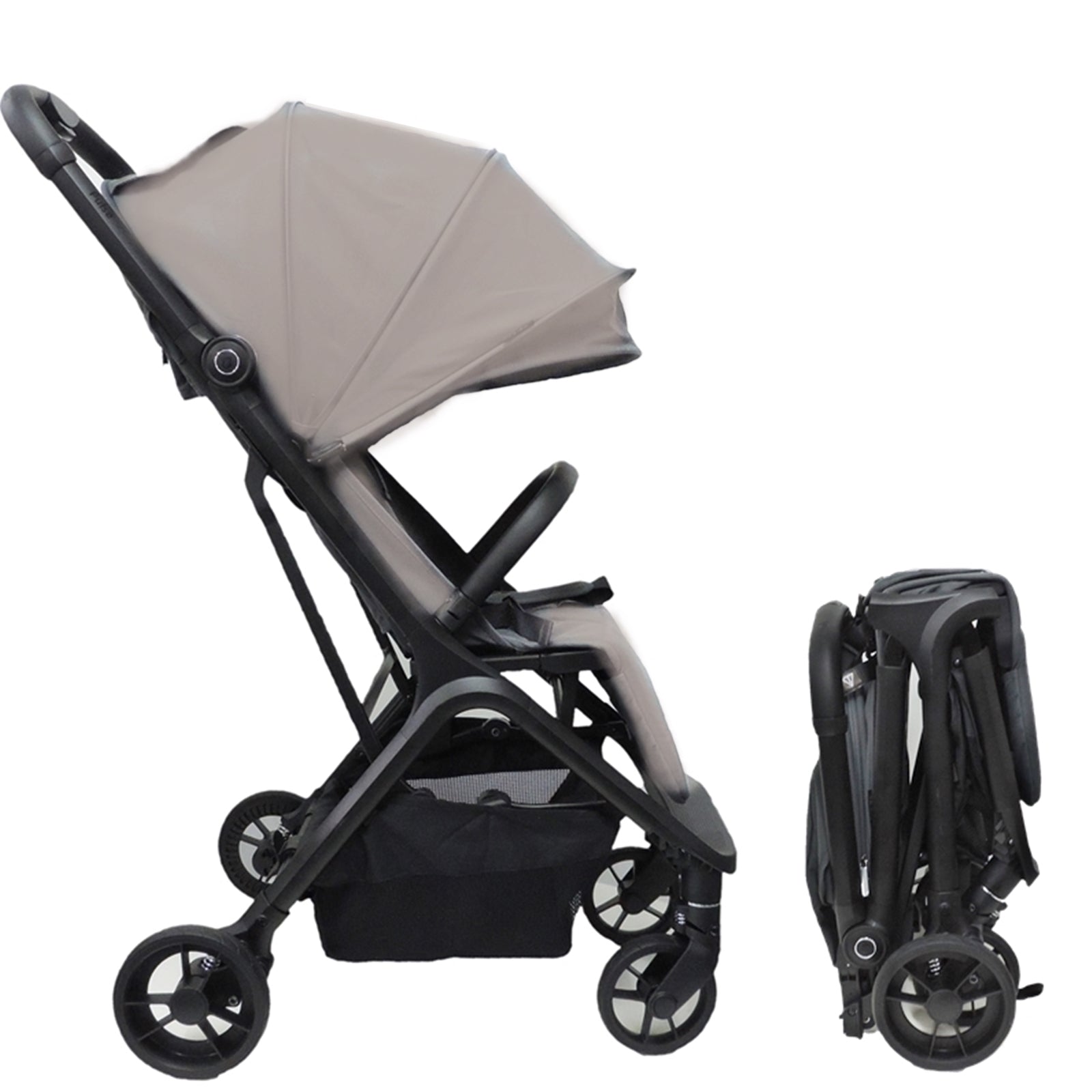 Titaniumbaby Buggy PULSE - von 0-4 Jahren (max 22 kg) - Taupe