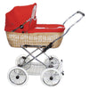Senator Weidenkorb Kinderwagen, Korb Natur - Stoff Rot