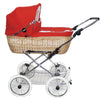 Senator Weidenkorb Kinderwagen, Korb Natur - Stoff Rot