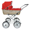 Senator Weidenkorb Kinderwagen, Korb Natur - Stoff Rot