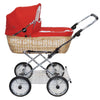 Senator Weidenkorb Kinderwagen, Korb Natur - Stoff Rot