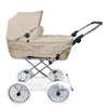 Senator Weidenkorb Kinderwagen, Korb Natur - Stoff Beige