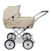 Senator Weidenkorb Kinderwagen, Korb Natur - Stoff Beige