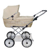 Senator Weidenkorb Kinderwagen, Korb Natur - Stoff Beige