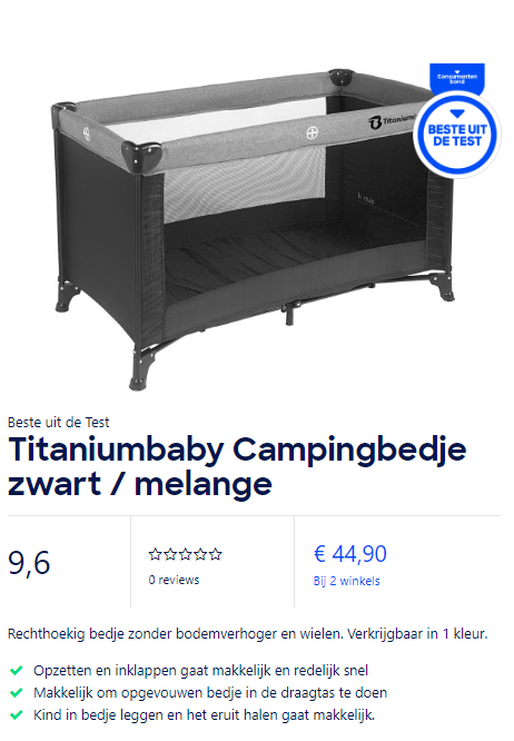Reisebett "Traveller"