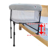 RETOURE-RÜCKLÄUFER: Close2Me BABY-Beistellbett - für hohe Polster und Boxspringbett-Matratzen mit 22-26 cm Höhe
