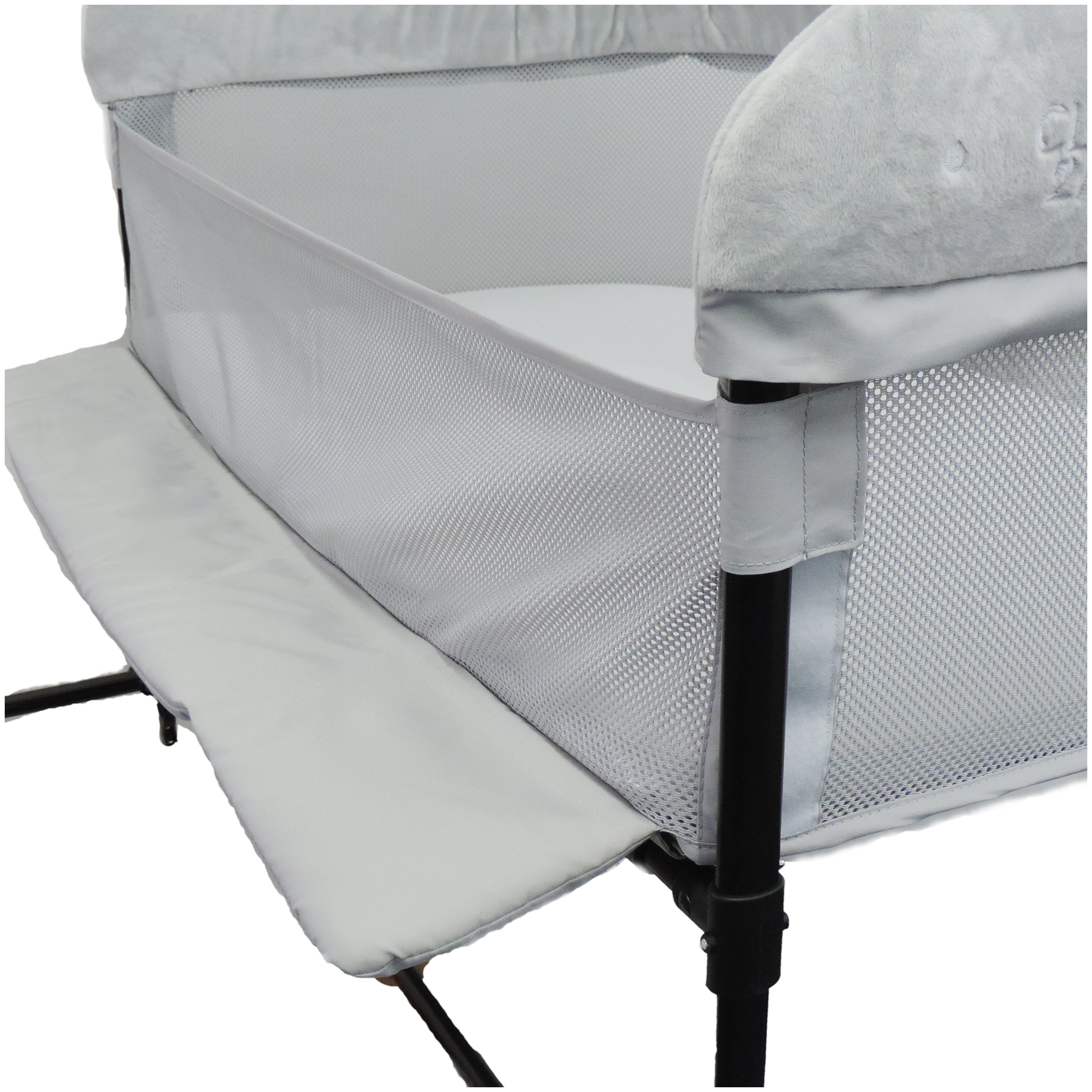 RETOURE-RÜCKLÄUFER: Close2Me BABY-Beistellbett - für hohe Polster und Boxspringbett-Matratzen mit 22-26 cm Höhe