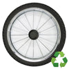 ECCO Ersatzrad für Kinderwagen - 28cm, Luftkammer/Vollmaterial, kugelgelagert - Reifen 100% recyclebar