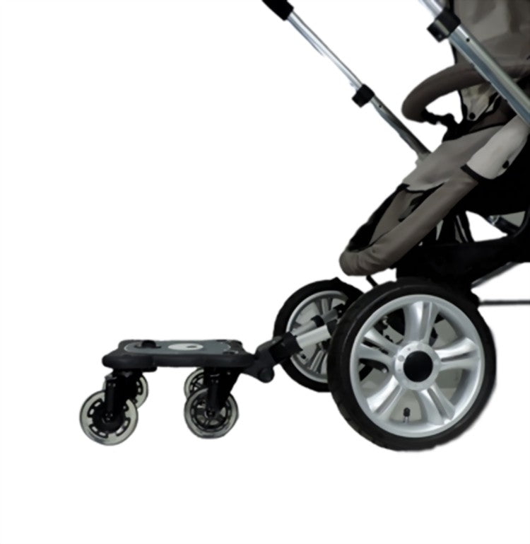 Eichhorn Cozy B Rider mit Sitz und Lenkrad - Geschwisterboard für Kinderwagen und Buggys ohne Klappbremse