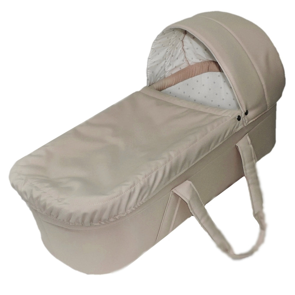 Feste Luxus-Tragetasche, inklusive Matratze - Stoff Beige