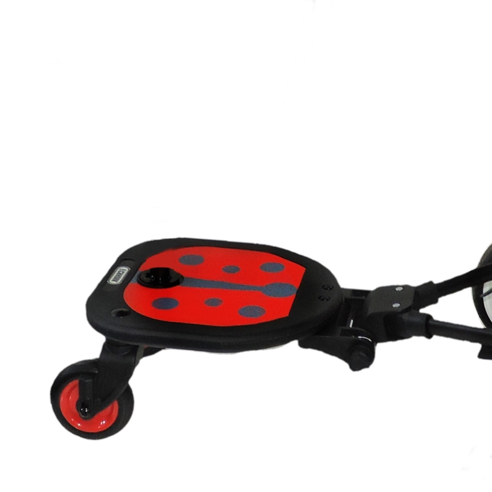 Ladybug Rider - Geschwisterboard für Kinderwagen und Buggys ohne Klappbremse