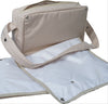 Wickeltasche mit integrierter Wickelunterlage - Stoff Beige