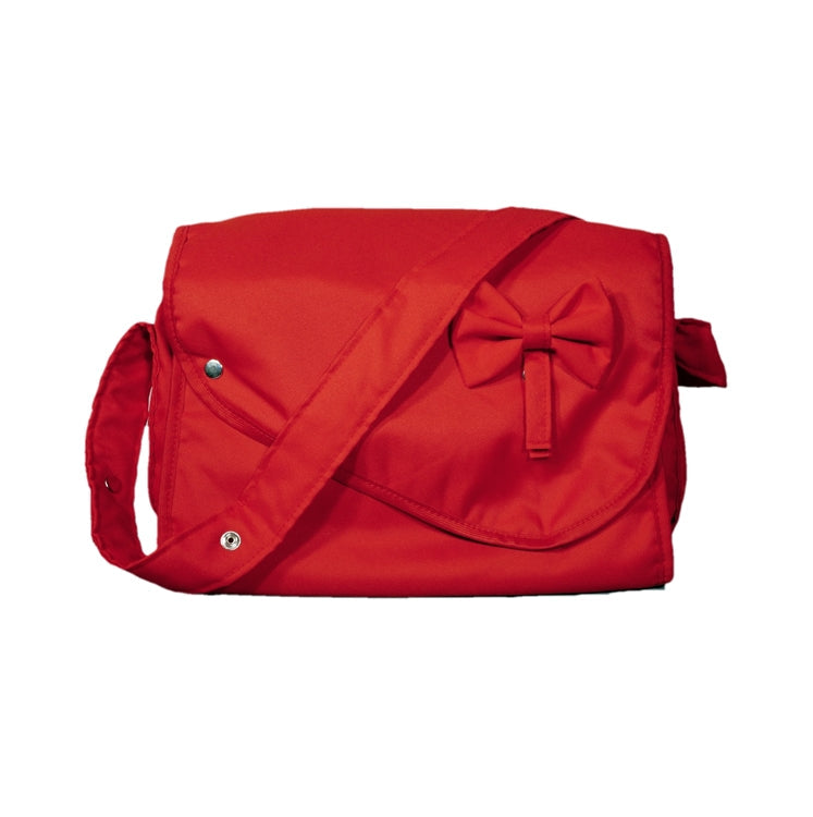 Wickeltasche mit integrierter Wickelunterlage - Stoff Rot