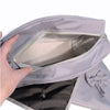 Wickeltasche mit integrierter Wickelunterlage - Stoff Silbergrau